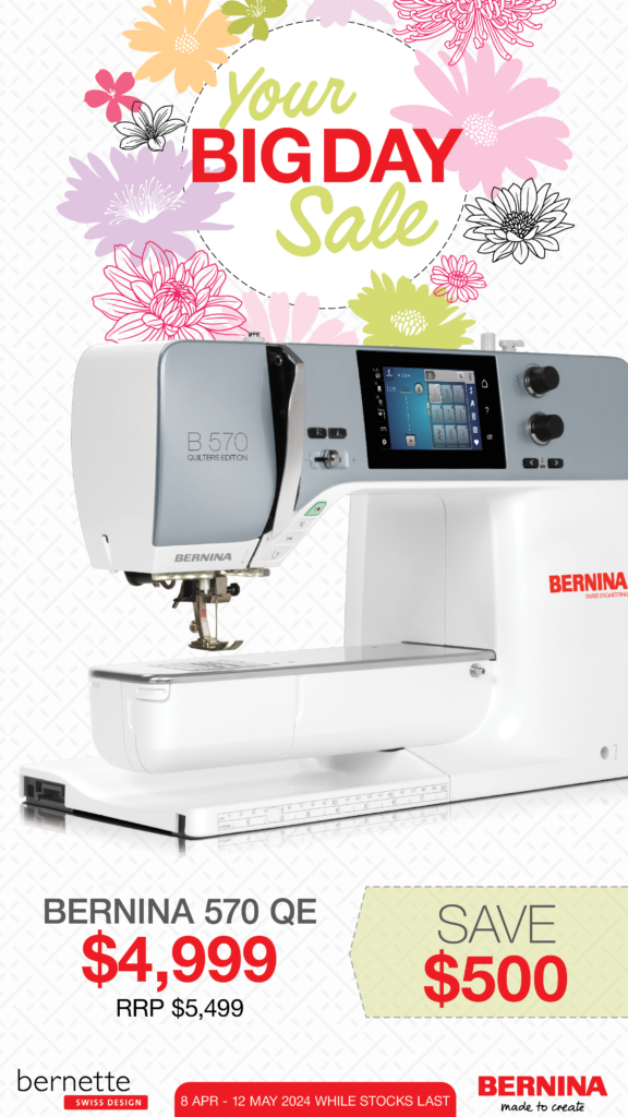 Bernina B570QE - Bernina Sewing Centre Tauranga