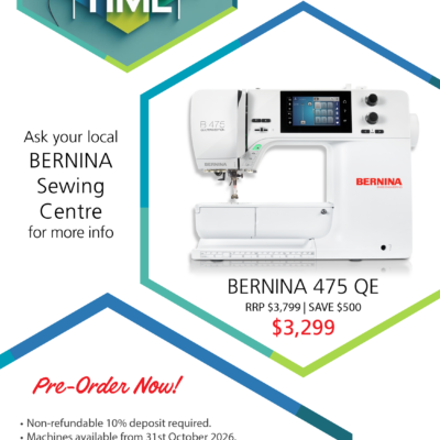 Bernina 475QE-Symposium Special