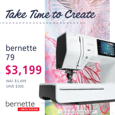 Bernette 79 Sewing and Embroidery Machine