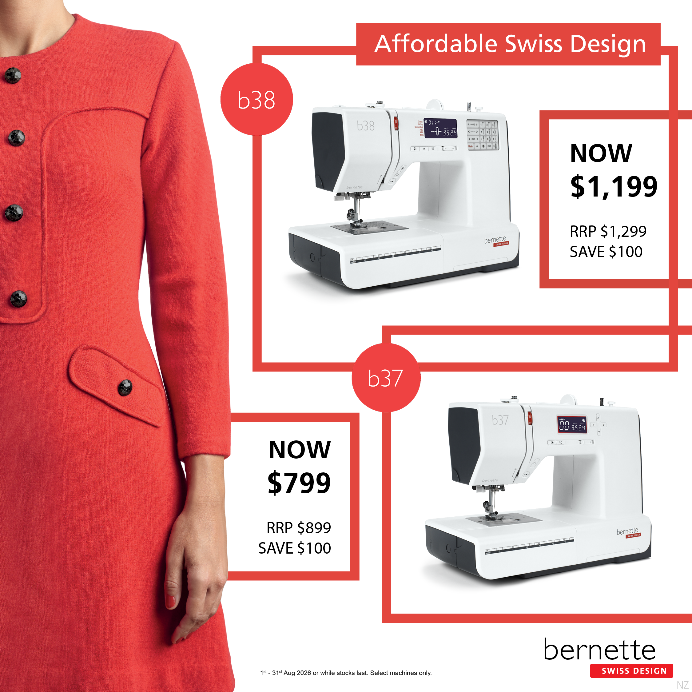 Bernette B38 Sewing Machine