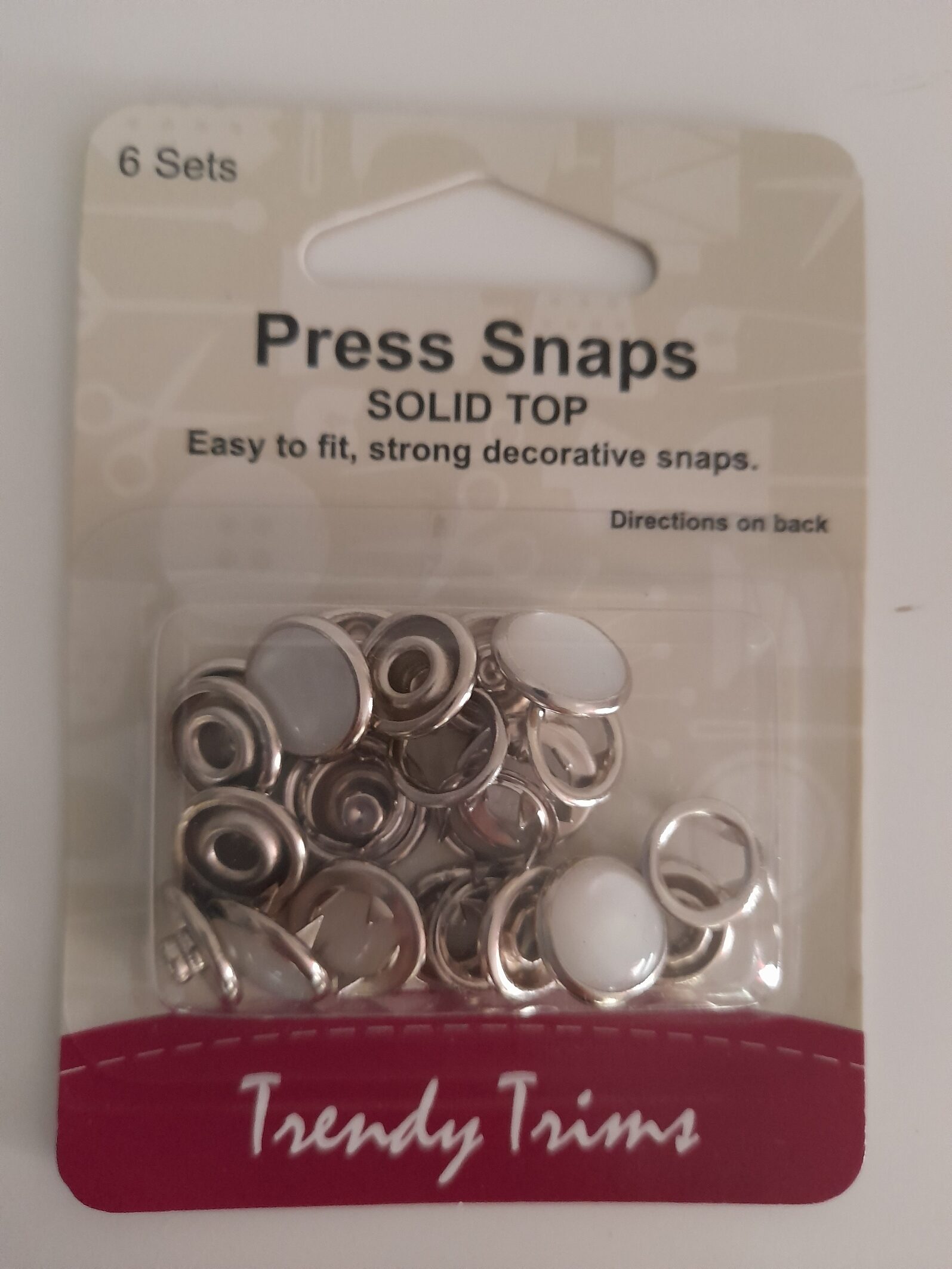 Press snaps Solid top Pearl Bernina Sewing Centre Tauranga