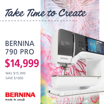Bernina  B790 PRO (inc Embroidery Module)