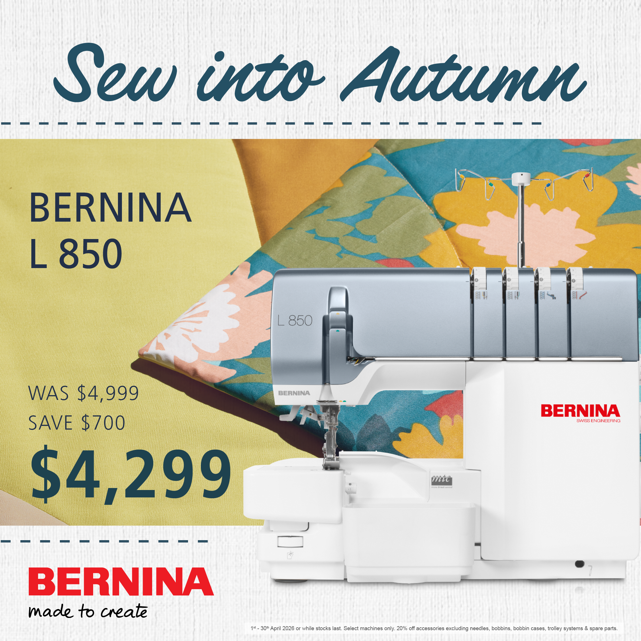 Bernina L850 Overlocker