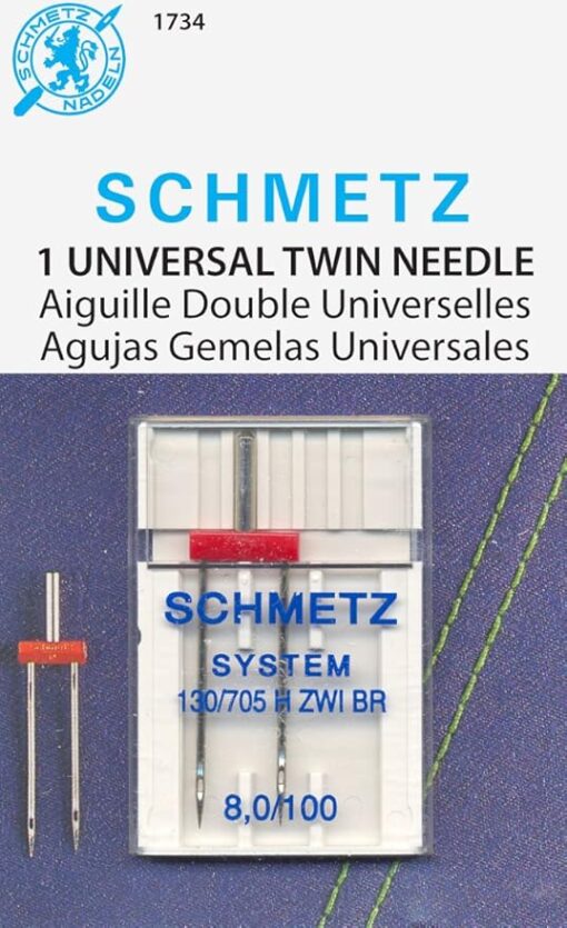 SCHMETZ Twin Needle - 8/100 H ZWI BR