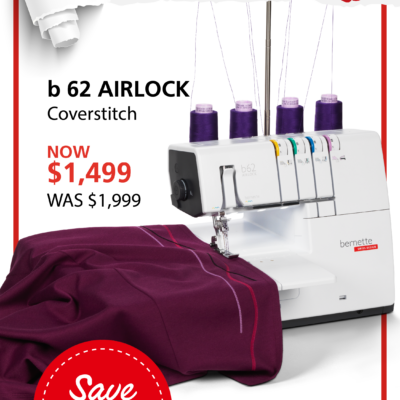 Bernette b62 Air Threader Coverstitch