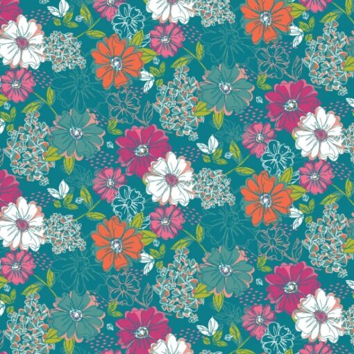 Floral Dreams - 100% Cotton Fabric - Image 3