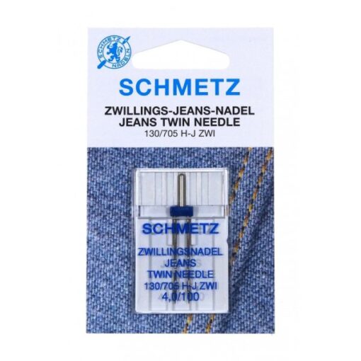 SchmetzJeans twin needle-4mm /100