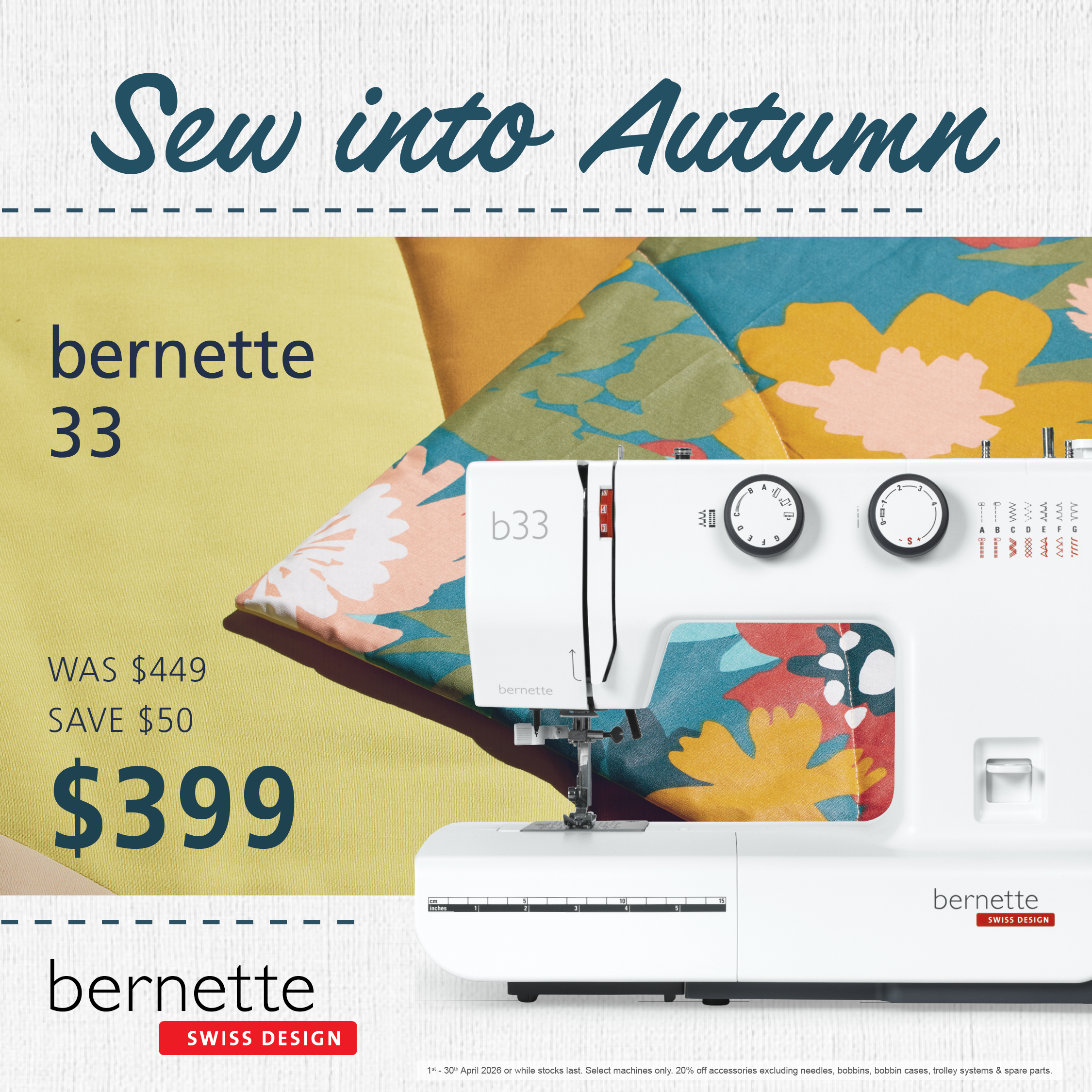 Bernette B33 Sewing Machine