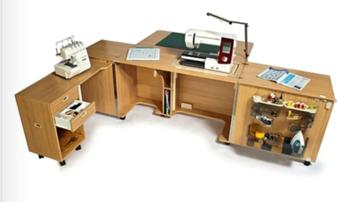 Pre-loved Horn Sovereign Sewing Cabinet - Image 4