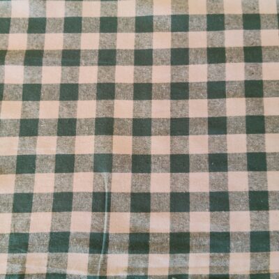 Gretel 100% cotton pre washed- Forest/Beige check
