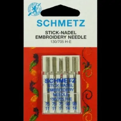 Schmetz Embroidery Needle - Mixed