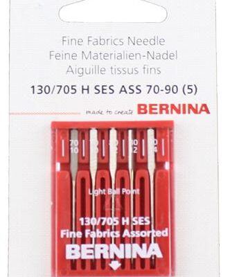 Bernina Fine Fabric Needle - 130/705 (Assorted 70-90)