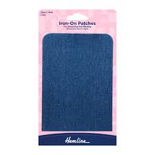 Iron on Patch - Medium Denim
