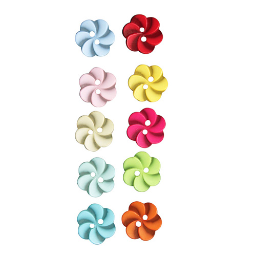 Flower Buttons - 18mm - Two Hole