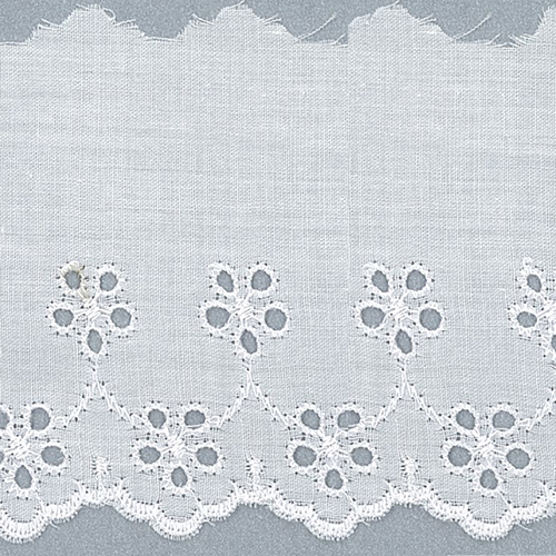 Cambric Lace - Navy 75mm