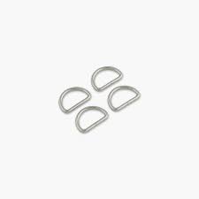 D rings - Nickel - 25mm