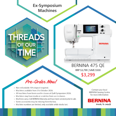Bernina 475QE Ex Symposium