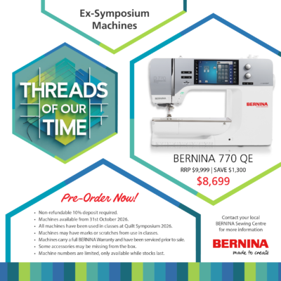 Bernina B770 QE pro- Ex Symposium