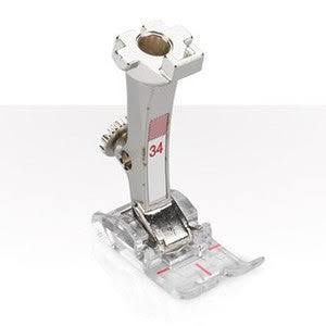 Bernina Reverse Pattern Clear Sole Foot #34 - V Version