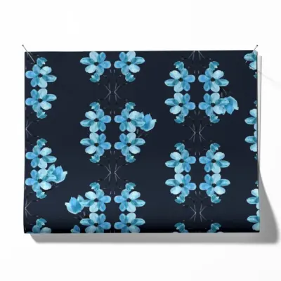 Faux Leather- Floral Lace