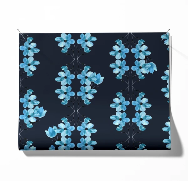 Faux Leather- Floral Lace