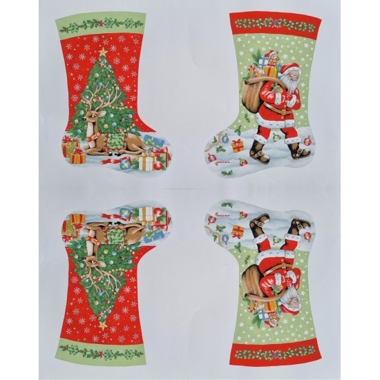 Christmas stocking Santa