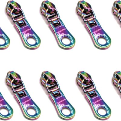 Zipper ends Size 5- Rainbow